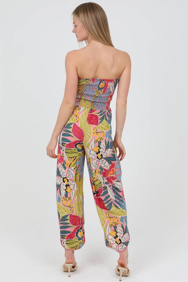 Guava Split Leg Jumpsuit