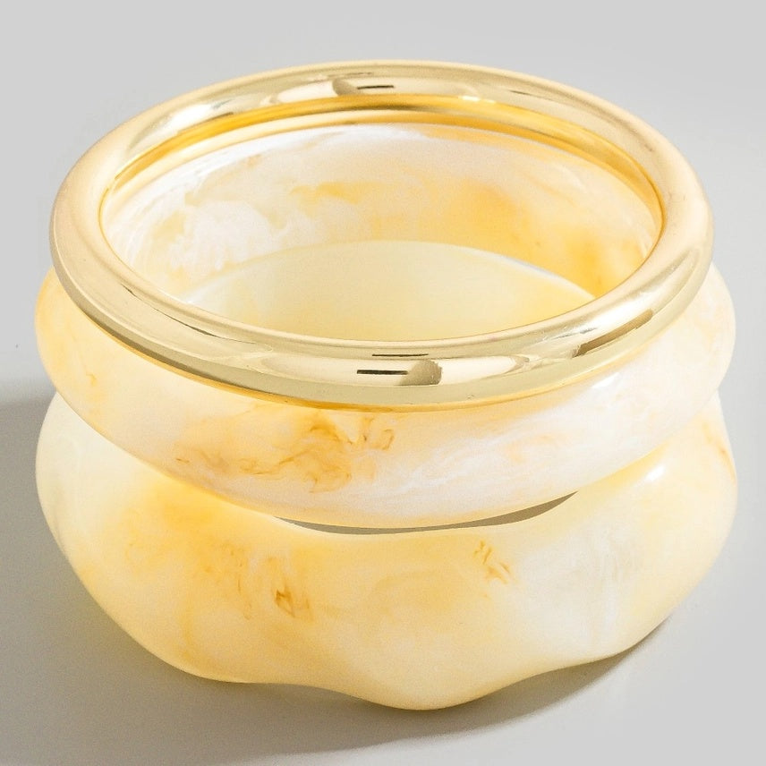 Resin Stacking Bracelet