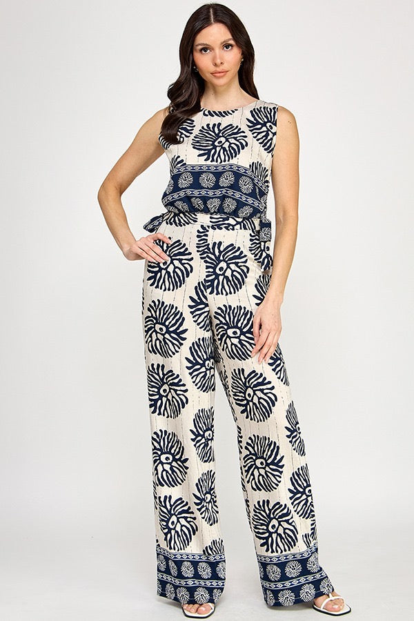 Border Print 2 Piece Set (sold separately)
