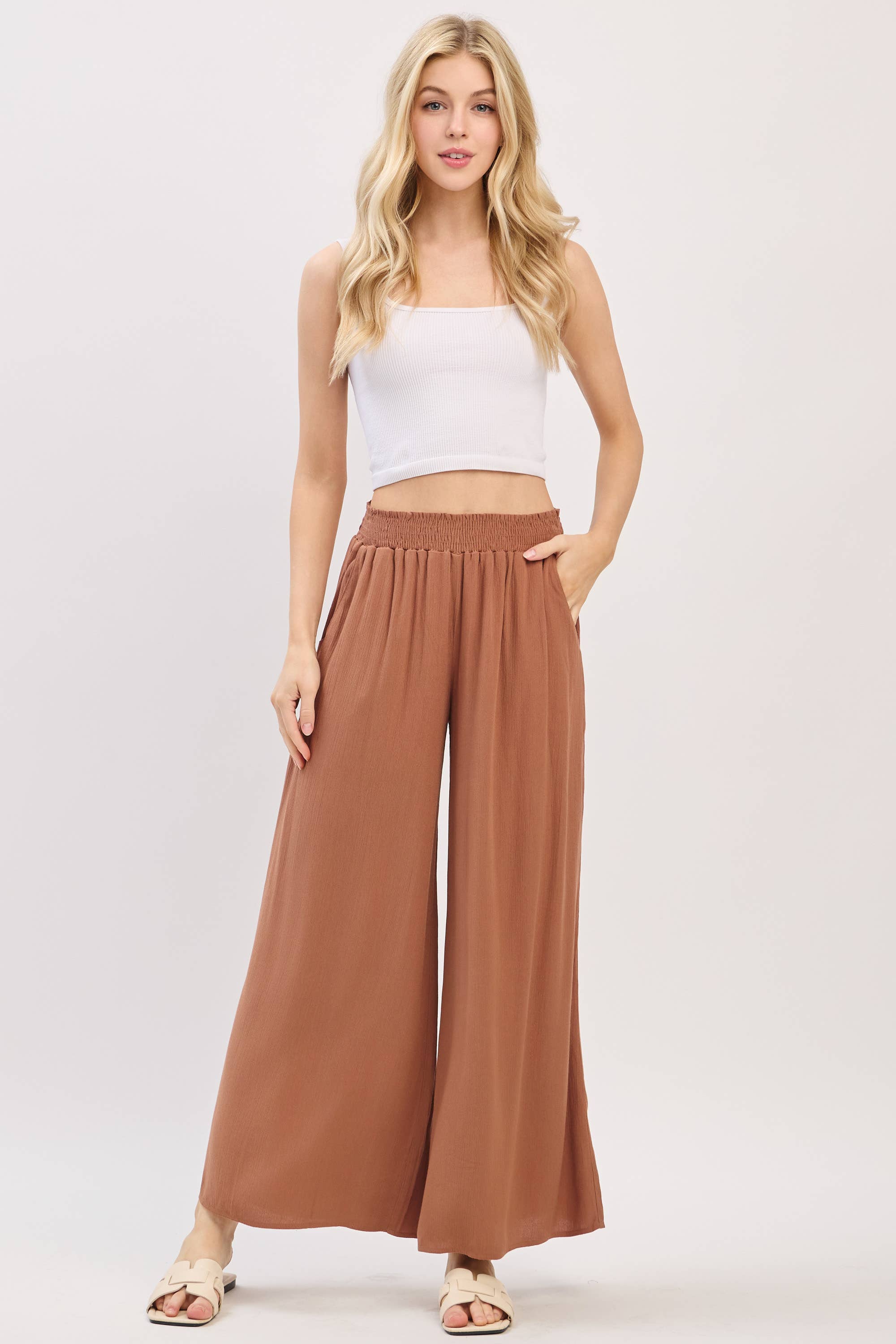 Classic Smock Waist Pants