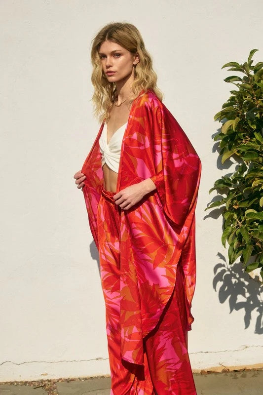 Scarlet Flame Kimono
