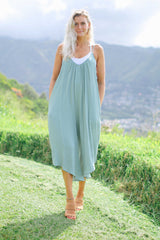 Loose Fit Lounge Jumpsuit (SAGE & BLACK RESTOCK)