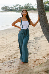 Suspender Tie Back Jumpsuit (BLACK RESTOCK)