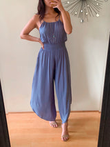 Halter Tie Back Jumpsuit (2 colors) (BACK IN STOCK)