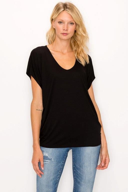 Solid V-Neck Tee (BACK IN STOCK)