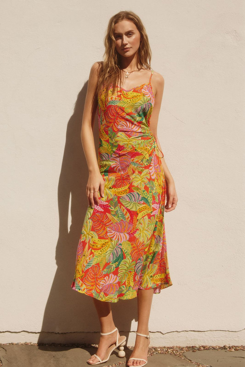 Tropic Cinch Midi Dress